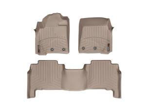 WeatherTech - FloorMat WeatherTech 12-13 Toyota Land Cruiser Front and Rear Floorliners - Tan | 454231-451572 - Image 5