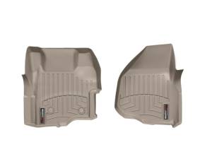WeatherTech - WeatherTech 11+ Ford F250/F350/F450/F550 Front FloorLiner - Tan | 454261 - Image 4