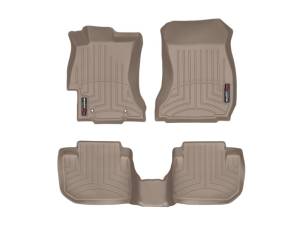 WeatherTech - FloorMat WeatherTech 12+ Subaru Impreza Front and Rear Floorliners - Tan | 45439-1-2 - Image 2