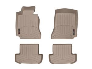 WeatherTech - Floor Mat Set FloorMat WeatherTech 12-13 Mercedes-Benz E-Class Front and Rear Floorliners - Tan | 454701-451613 - Image 4
