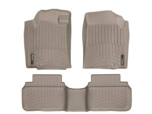 FloorMat WeatherTech 13+ Nissan Altima Front and Rear Floorliners - Tan | 454981-454662