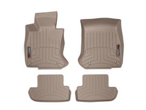 WeatherTech - FloorMat WeatherTech 12+ BMW 6-Series Front and Rear Floorliners - Tan | 455081-453722 - Image 2