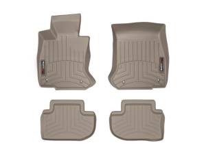 WeatherTech - FloorMat WeatherTech 12+ BMW 6-Series Front and Rear Floorliners - Tan | 455081-453723 - Image 4