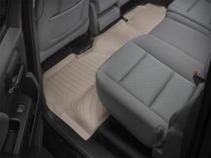 WeatherTech 14-15 Chevrolet Silverado 1500 (w/ OEM Rear Under Seat Storage) Rear FloorLiner - Tan | 455424 - Image 10