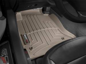 WeatherTech 12-13 Chevrolet Corvette Front FloorLiner - Tan | 455511 - Image 8