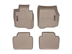 WeatherTech - WeatherTech 12+ BMW 3-Series Front & Rear FloorLiner - Tan | 455701-454102 - Image 5