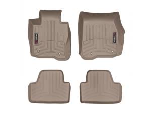WeatherTech - WeatherTech 14+ BMW 4-Series Front & Rear FloorLiner - Tan | 455701-455603 - Image 4