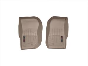 WeatherTech - WeatherTech 14+ Jeep Wrangler Front FloorLiner - Tan | 455731 - Image 3