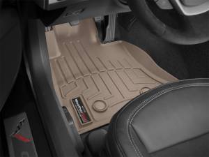 WeatherTech - WeatherTech 14+ Chevy Corvette Front FloorLiner - Tan | 455891 - Image 11