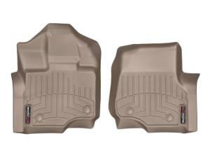 WeatherTech 2015+ Ford F-150 Supercab/Supercrew Front FloorLiner - Tan w/ First Row Bucket Seats | 456971