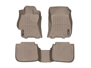 WeatherTech - Floor Mat Set FloorMat WeatherTech 2015+ Subaru Legacy Front Rear FloorLiner - Tan | 45708-1-2 - Image 5