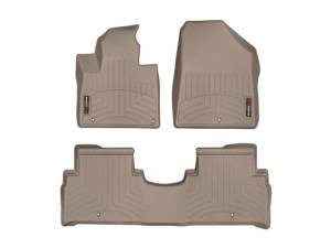Front and Rear Tan Floorliners - 2016+ Kia Sorento | 45770-1-2