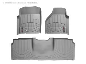 WeatherTech - FloorMat WeatherTech 06-08 Dodge Ram Truck Front and Rear Floorliners - Grey | 460041-460123 - Image 3