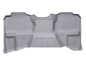 WeatherTech 07-13 Chevrolet Silverado Extended Cab Rear FloorLiner - Grey | 460669 - Image 1