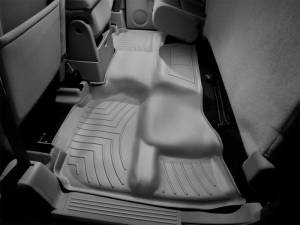 WeatherTech 07-13 Chevrolet Silverado Extended Cab Rear FloorLiner - Grey | 460669 - Image 11