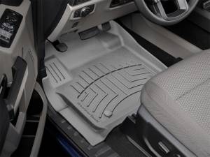 WeatherTech - WeatherTech 2017+ Ford F-250/F-350/F-450/F-550 SuperCab/SuperCrew Front FloorLiner HP - Grey | 4610121IM - Image 4