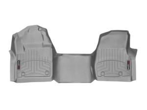 WeatherTech 2017 Ford F-250/F-350/F-450/F-550 Reg Cab (No Floor Shifter) Front FloorLiner - Grey | 4610281