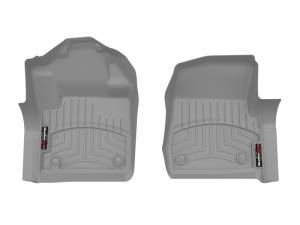 WeatherTech 2017+ Ford F-250/F-350/F-450 Front FloorLiner - Grey (Fits 4x4 Floor Shifter) | 4610541