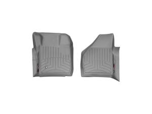 WeatherTech 08-10 Ford F250/F350/F450/F550 Super Duty Super Cab Front FloorLiner - Grey | 461201