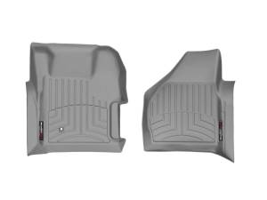 WeatherTech 08-10 Ford F250/F350/F450/F550 Super Duty Regular Cab Front FloorLiner - Grey | 461261