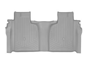WeatherTech 2019+ Chevrolet Silverado 1500 Crew Cab (1st Row Bench Seats) Rear FloorLiner - Grey | 4614363