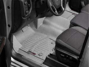 WeatherTech - WeatherTech 2019+ Chevy Silverado 1500 (Bench Seat No Flow Through Console) Front FloorLiner - Grey | 4614911 - Image 13