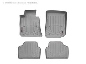 WeatherTech - FloorMat WeatherTech 06 BMW 3-Series (E90/E91) Front and Rear Floorliners - Grey | 461581-461462 - Image 6