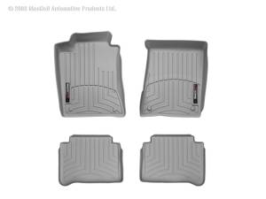 WeatherTech - FloorMat WeatherTech 03 Mercedes-Benz E-Class Sedan Front and Rear Floorliners - Grey | 461731-460882 - Image 2