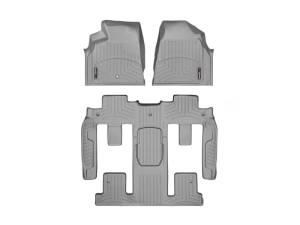 WeatherTech - Floor Mat Set FloorMat WeatherTech 07-09 Saturn Outlook Front and Rear Floorliners - Grey | 462511-461114 - Image 7