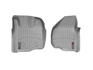 WeatherTech - WeatherTech 11+ Ford F250/F350/F450/F550 Front FloorLiner - Grey | 463051 - Image 2