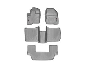 WeatherTech - FloorMat WeatherTech 09-11 Ford Flex Front/Rear/and Rear Floorliners - Grey | 463121-46208-2-3 - Image 2