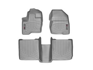 WeatherTech - FloorMat WeatherTech 09-11 Ford Flex Front and Rear Floorliners - Grey | 463121-462082 - Image 6