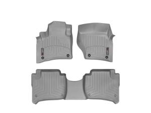WeatherTech - FloorMat WeatherTech 11+ Porsche Cayenne Front and Rear Floorliners - Grey | 46333-1-2 - Image 3