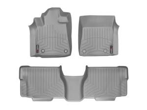 FloorMat WeatherTech 12+ Toyota Sequoia Front and Rear Floorliners - Grey | 464081-460934