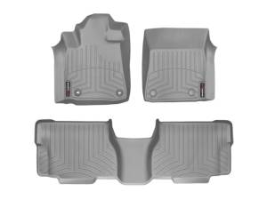 WeatherTech - FloorMat WeatherTech 12+ Toyota Sequoia Front and Rear Floorliners - Grey | 464081-460934 - Image 2