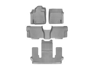FloorMat WeatherTech 12+ Toyota Sequoia Front/Rear/and Rear Floorliners - Grey | 464081-460934-5