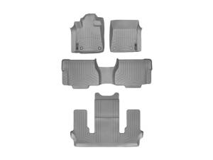 WeatherTech - Floor Mat Set FloorMat WeatherTech 12+ Toyota Sequoia Front/Rear/and Rear Floorliners - Grey | 464081-460937-5 - Image 4