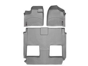 WeatherTech - Floor Mat Set FloorMat WeatherTech 2011+ Chrysler Town & Country Front Rear FloorLiner - Grey | 464211-461414 - Image 7