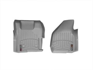 WeatherTech - WeatherTech 11+ Ford F250/F350/F450/F550 Front FloorLiner - Grey | 464221 - Image 4