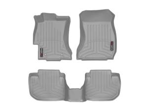 WeatherTech - FloorMat WeatherTech 12+ Subaru Impreza Front and Rear Floorliners - Grey | 46439-1-2 - Image 5
