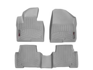 WeatherTech - FloorMat WeatherTech 13+ Hyundai Santa Fe Front and Rear Floorliners - Grey | 46440-1-2 - Image 4