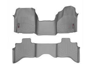 WeatherTech - FloorMat WeatherTech 12+ Dodge Ram Truck Front and Rear Floorliners - Over The Hump - Grey | 464641-462162 - Image 5