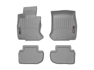 WeatherTech - FloorMat WeatherTech 12+ BMW 6-Series Front and Rear Floorliners - Grey | 465081-463723 - Image 5