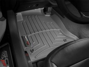 WeatherTech 12-13 Chevrolet Corvette Front FloorLiner - Grey | 465511 - Image 8