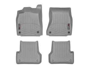 WeatherTech - FloorMat WeatherTech 12+ Audi A6/S6/A7 Front and Rear Floorliners - Grey | 465641-463742 - Image 4