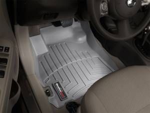 WeatherTech - Floor Mat Set FloorMat WeatherTech 14+ Nissan Versa Note Front and Rear Floorliners - Grey | 465771-464112 - Image 1