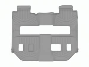 WeatherTech 15-20 GMC Yukon XL Rear FloorLiner HP - Grey (2pc - 2nd Row Bench & 3rd row) | 466078IM
