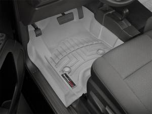 WeatherTech - WeatherTech 2014+ Chevrolet Silverado 1500 Front FloorLiner - Grey (Fits w/ Floor Mounted Shifter) | 467221 - Image 15