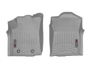WeatherTech - WeatherTech 2016+ Toyota Tacoma Front FloorLiner - Grey | 468721 - Image 1