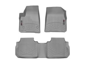 WeatherTech - WeatherTech 17+ Cadillac XT5 Front and Rear FloorLiner - Grey | 46955-1-2 - Image 2